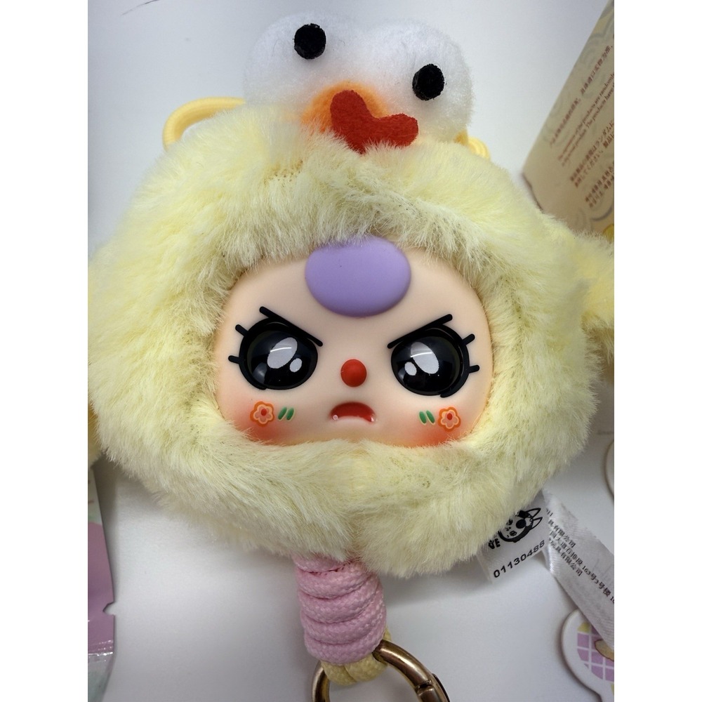 Baby Three BB3 Phone Lanyard Confirmed‎ Yellow Chicken Plush Phone Strap NEW